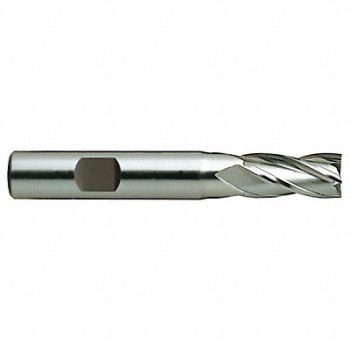 YG-1 TOOL COMPANY Square End Mill Single End 3-1/2 HSS, 55GE64