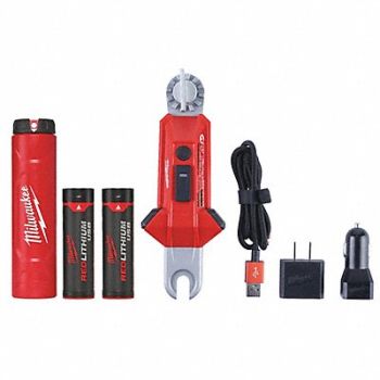 MILWAUKEE Cordless Work Light Battery Incl 0.6 lb, 55HA83