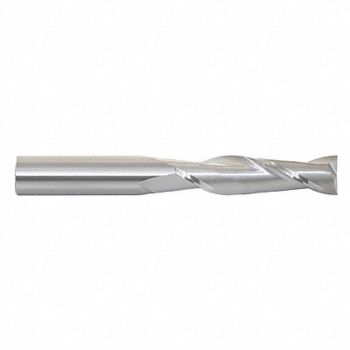 GRAINGER APPROVED Sq. End Mill Single End Carb 1, 55HG11