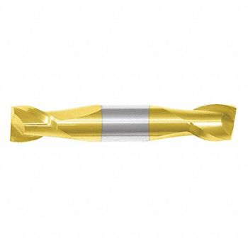 GRAINGER APPROVED Sq. End Mill Double End Carb 1/2, 55HG25
