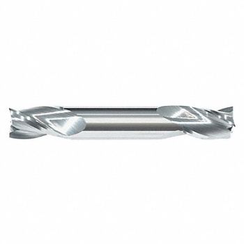 GRAINGER APPROVED Sq. End Mill Double End Carb 1/2, 55HG38
