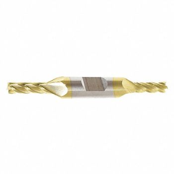 GRAINGER APPROVED Sq. End Mill Double End Carb 1/2, 55HG61