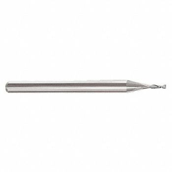 GRAINGER APPROVED Sq. End Mill Single End Carb 1/32, 55HG99