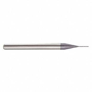 GRAINGER APPROVED Sq. End Mill Single End Carb 3/32, 55HH69