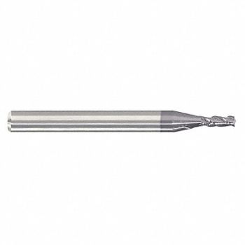 GRAINGER APPROVED Corner Chamfer End Mill 1/8 Carbide, 55HJ38