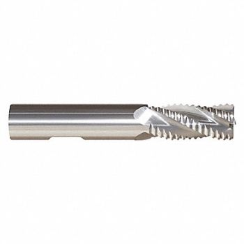 GRAINGER APPROVED Corner Chamfer End Mill 3/4 Carbide, 55HK63