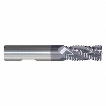 GRAINGER APPROVED Corner Chamfer End Mill 3/4 Carbide, 55HK64