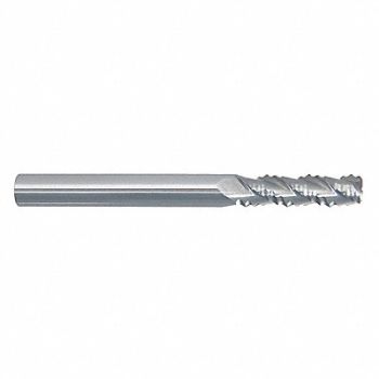 GRAINGER APPROVED Corner Chamfer End Mill 3/16 Carbide, 55HK49