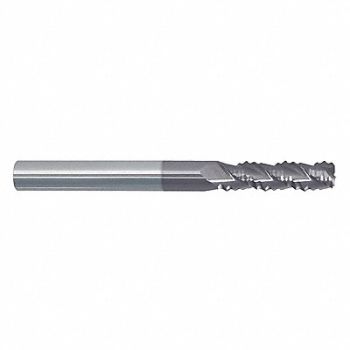 GRAINGER APPROVED Corner Chamfer End Mill 3/16 Carbide, 55HK50
