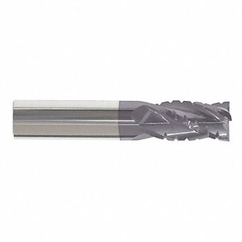 GRAINGER APPROVED Cor Rad End Mill 3/4 Carb 0 rad, 55HK84