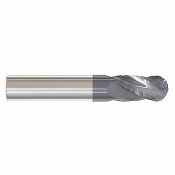 GRAINGER APPROVED Ball End Mill Single End 3/4 Carbide, 55HL05