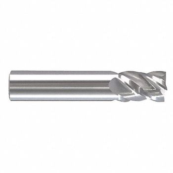 GRAINGER APPROVED Sq. End Mill Single End Carb 3/4, 55HL60