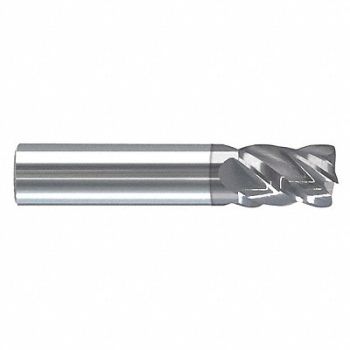 GRAINGER APPROVED Cor Rad End Mill 3/4 Carb 0 rad, 55HR89