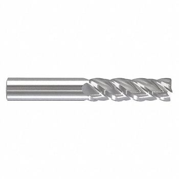 GRAINGER APPROVED Cor Rad End Mill 1 Carb 0 rad, 55HT77