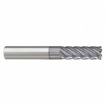GRAINGER APPROVED Cor Rad End Mill 3/8 Carb 0 rad, 55HU31