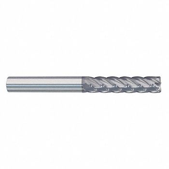 GRAINGER APPROVED Cor Rad End Mill 1 Carb 0 rad, 55HX46