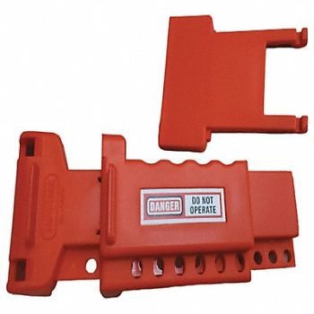 SKILCRAFT Ball Valve Lockout Red 8-1/2 L 4 H, 55HY45