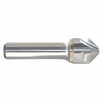 GRAINGER APPROVED Countersink 4 Flutes Carbide 3 L, 55JD57