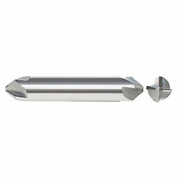 GRAINGER APPROVED Countersink 4 Flutes Carbide 2 L, 55JD58