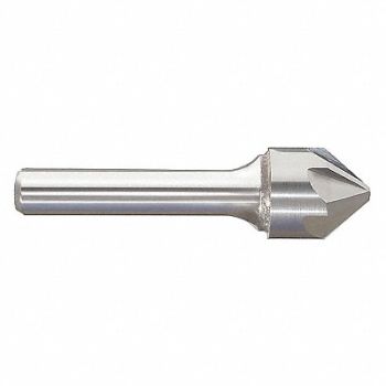 GRAINGER APPROVED Countersink 6 Flutes Carbide 2-1/2 L, 55JD61