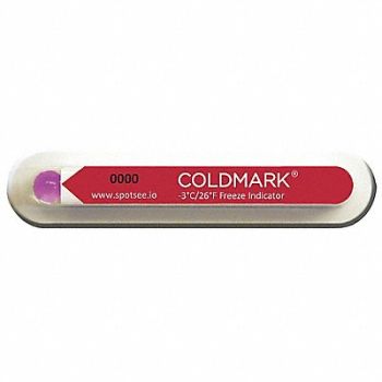 COLDMARK Temperature Indicator Label Freeze PK100, 55JG13
