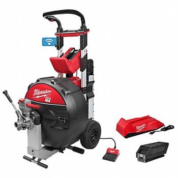 MILWAUKEE Drain Cleaning Machine Cordless 200 RPM, 55JL80