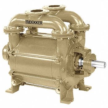 DEKKER VACUUM TECHNOLOGIES INC. Liquid Ring Vacuum Pump 1 Stage 100 cfm, 55JN10