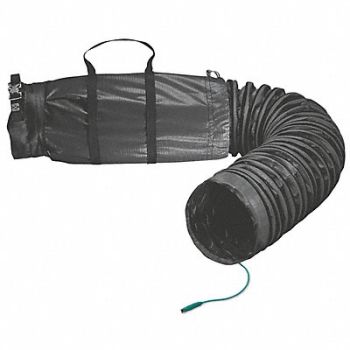 ALLEGRO Statically Conductive Duct Black 25 ft L, 55JR20