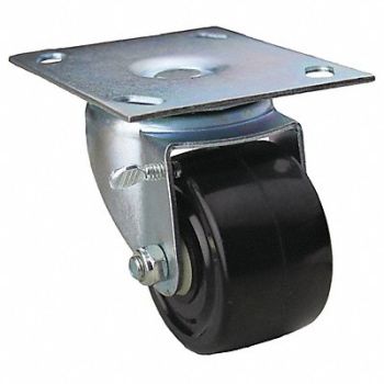 GRAINGER APPROVED Standard Plate Caster Wheel 3 Dia, 55KC16