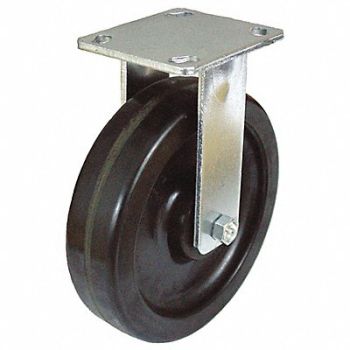 GRAINGER APPROVED Standard Plate Caster Wheel 6 Dia, 55KC21