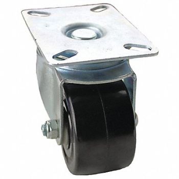 GRAINGER APPROVED Standard Plate Caster Wheel 3 Dia, 55KC25