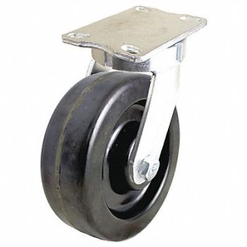 GRAINGER APPROVED Standard Plate Caster Wheel 8 Dia, 55KC27