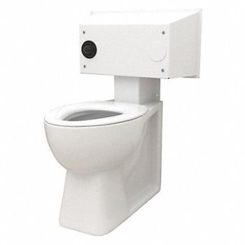 BESTCARE Flush Valve Cover Stainless Steel White, 55KD87