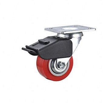 GRAINGER APPROVED Standard Plate Caster 4 Wheel Dia, 55KJ62