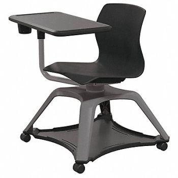 MOORECO Student Desk Seed Series Black Chair, 55KR24