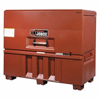 CRESCENT JOBOX Piano-Style Jobsite Box 51 in Brown, 55KR34
