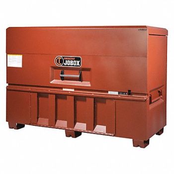 CRESCENT JOBOX Piano-Style Jobsite Box 51 in Brown, 55KR35