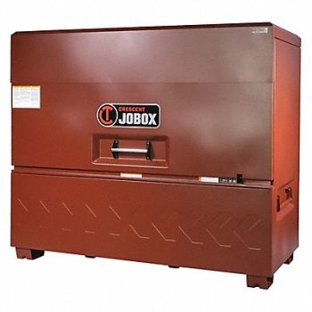 CRESCENT JOBOX Piano-Style Jobsite Box 64 in Brown, 55KR36