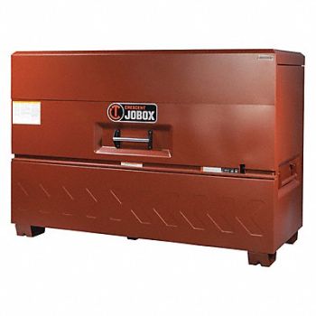 CRESCENT JOBOX Piano-Style Jobsite Box 51 in Brown, 55KR38