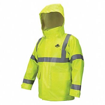 MCR SAFETY Flame Resistant Rain Jacket 57 Chest, 55KW99