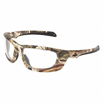 MCR SAFETY Safety Glass Clear Lens Full-Frame, 55KY52