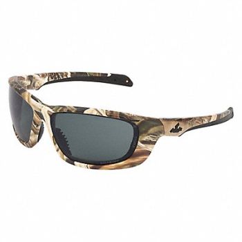 MCR SAFETY Safety Glass Black Lens Full-Frame, 55KY55