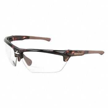 MCR SAFETY Bifocal Safety Reading Glasses +1.50, 55KY81