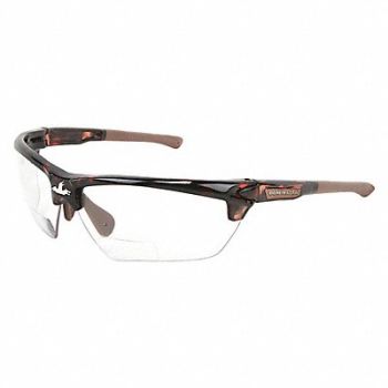 MCR SAFETY Bifocal Safety Reading Glasses +2.50, 55KY84