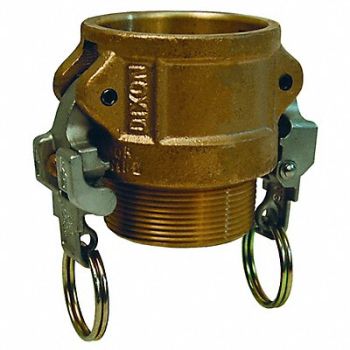 DIXON VALVE COUPLING Cam and Groove Coupling 4 Brass, 55MG44