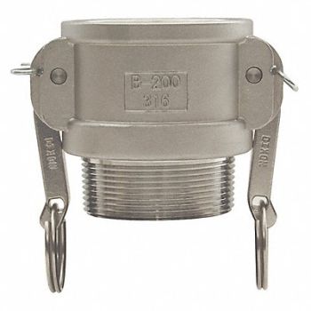 DIXON VALVE COUPLING Cam and Groove Coupling 6 316 SS, 55MH58