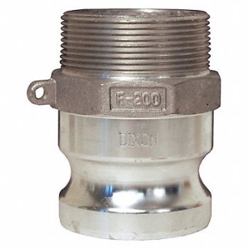 DIXON VALVE COUPLING Cam and Groove Adapter 2-1/2 Aluminum, 55MH09