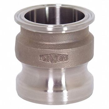 DIXON VALVE COUPLING Cam and Groove Adapter 1-1/2 316 SS, 55MH90