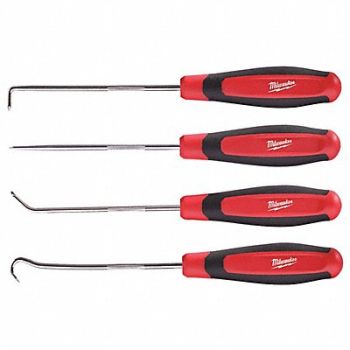 MILWAUKEE Pick and Hook Set 4 pcs. 8-19/64 L, 55MN30