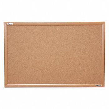 SKILCRAFT Bulletin Board 36 H Board Material Cork, 55MP86